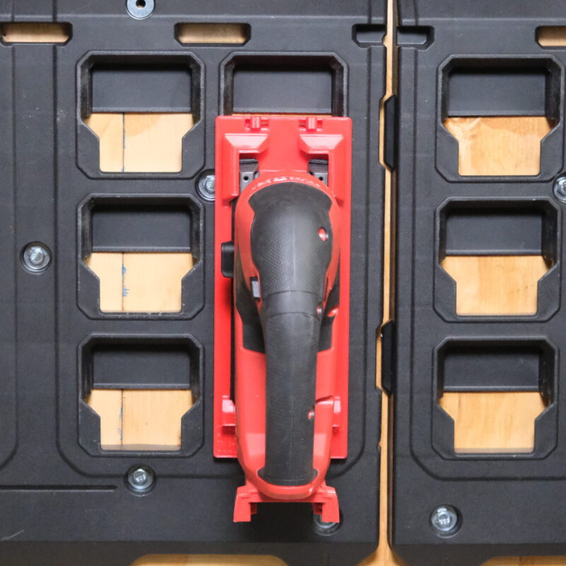 Milwaukee 2737-20 D-Handle & 2737B-20 Barrel Handle M18 Fuel Jig Saw Packout Wall Mount